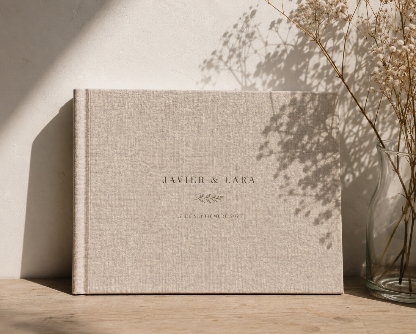 Libro de firmas personalizado
