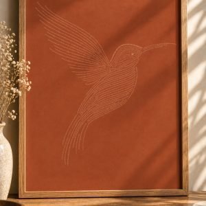 Colibrí · Lámina de abundancia y prosperidad para el hogar
