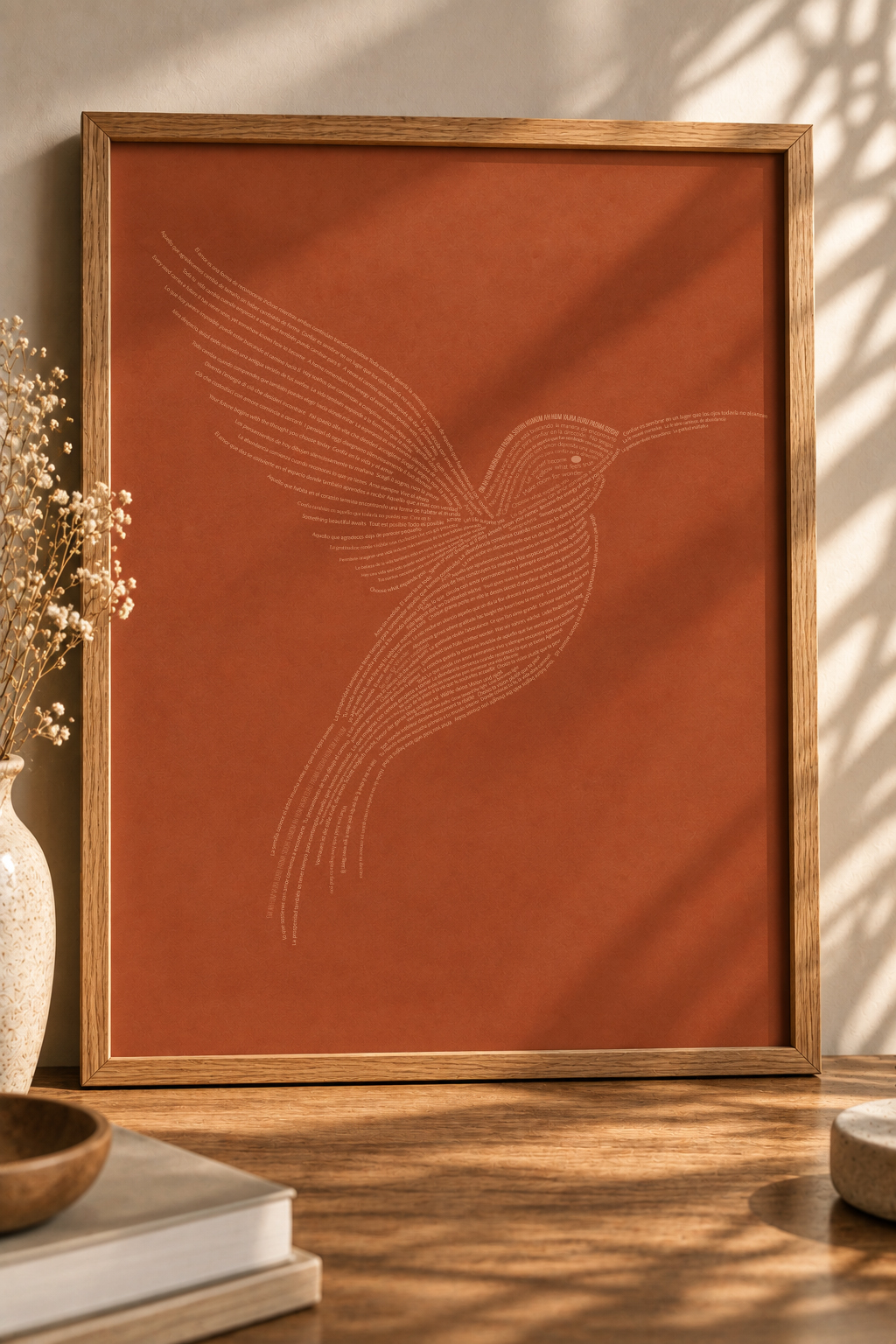 Lámina Colibrí de abundancia y prosperidad de Arte Nihal